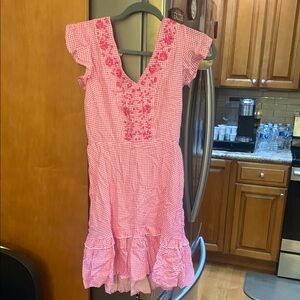 Jessica Simpson Pink Gingham Dress